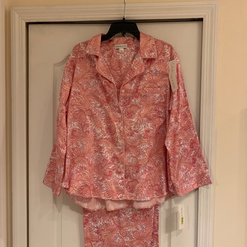 Miss Elaine pajama set.  NEW with tags.  XL
